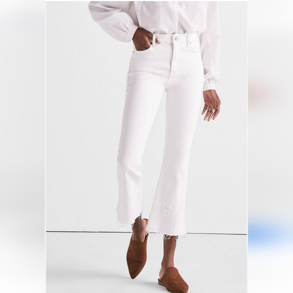 Lucky Brand Bridgette High-Rise Cropped Mini Boot Denim Women's Size 2 - Picture 3 of 14